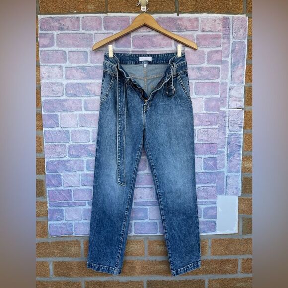 JONATHAN SIMKHAI STANDARD Theo Belted Pleated Straight size 27 - Picture 11 of 17